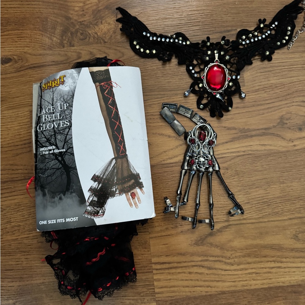 Halloween Elegant Accessories 3 Piece Set